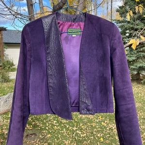 Danier Suede Crop Jacket